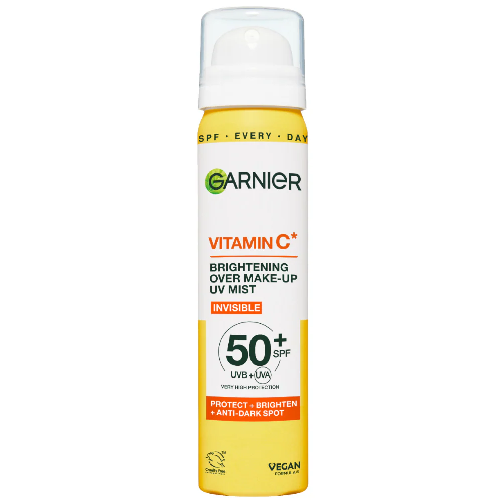 Garnier Skin Active Vitamin C* Brightening Over Makeup UV Mist SPF50+ 75ml