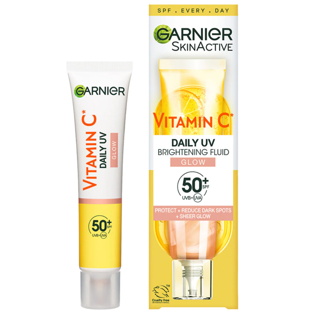Garnier Skin Active Vitamin C* Daily UV Glow Brightening Fluid SPF50+ 40ml