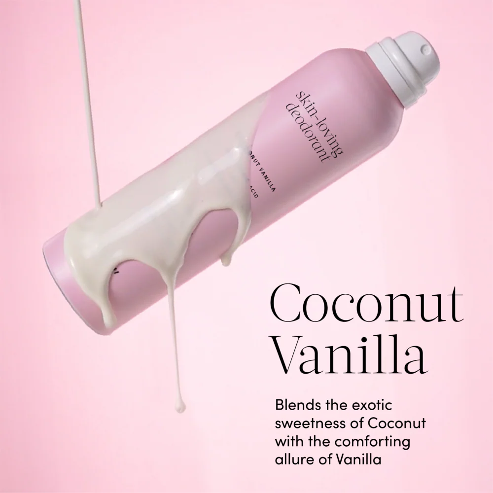Gem Skin Loving Deodorant Spray Coconut Vanilla 200ml - Image 5