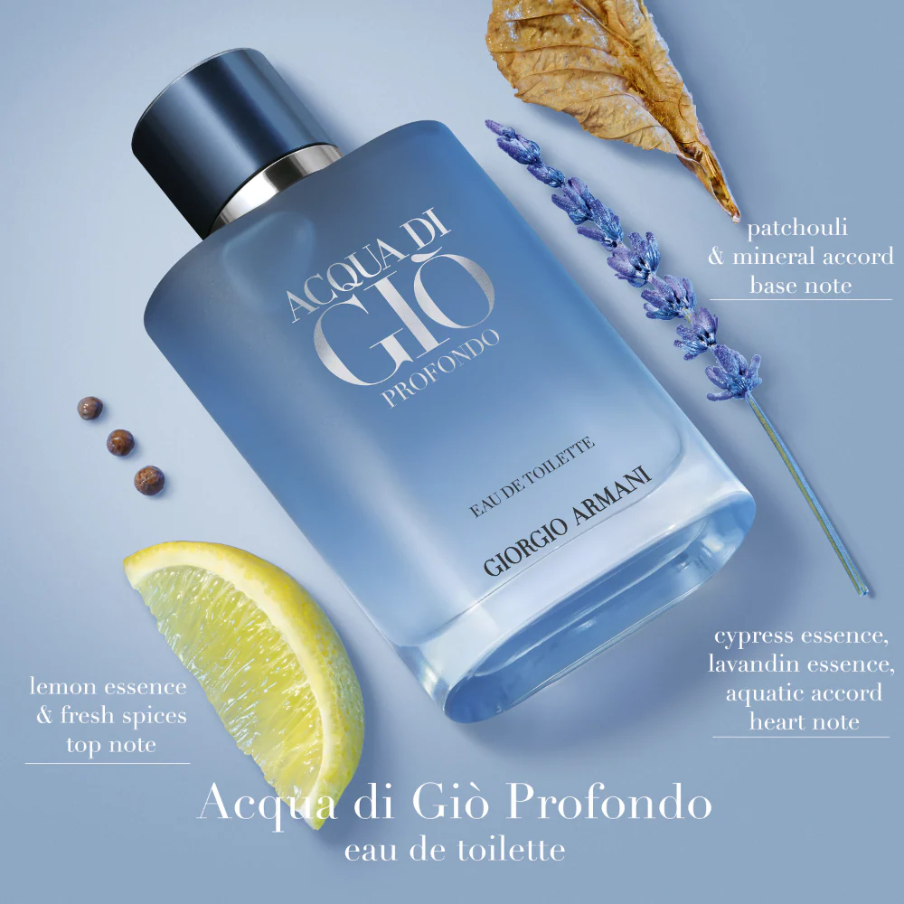 Giorgio Armani Acqua Di Gio Pour Homme Profondo Eau De Toilette 50ml - Image 3