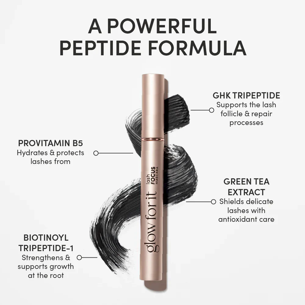 Glow For It Focus Lash Growth Mascara Brown 6ml - Image 7