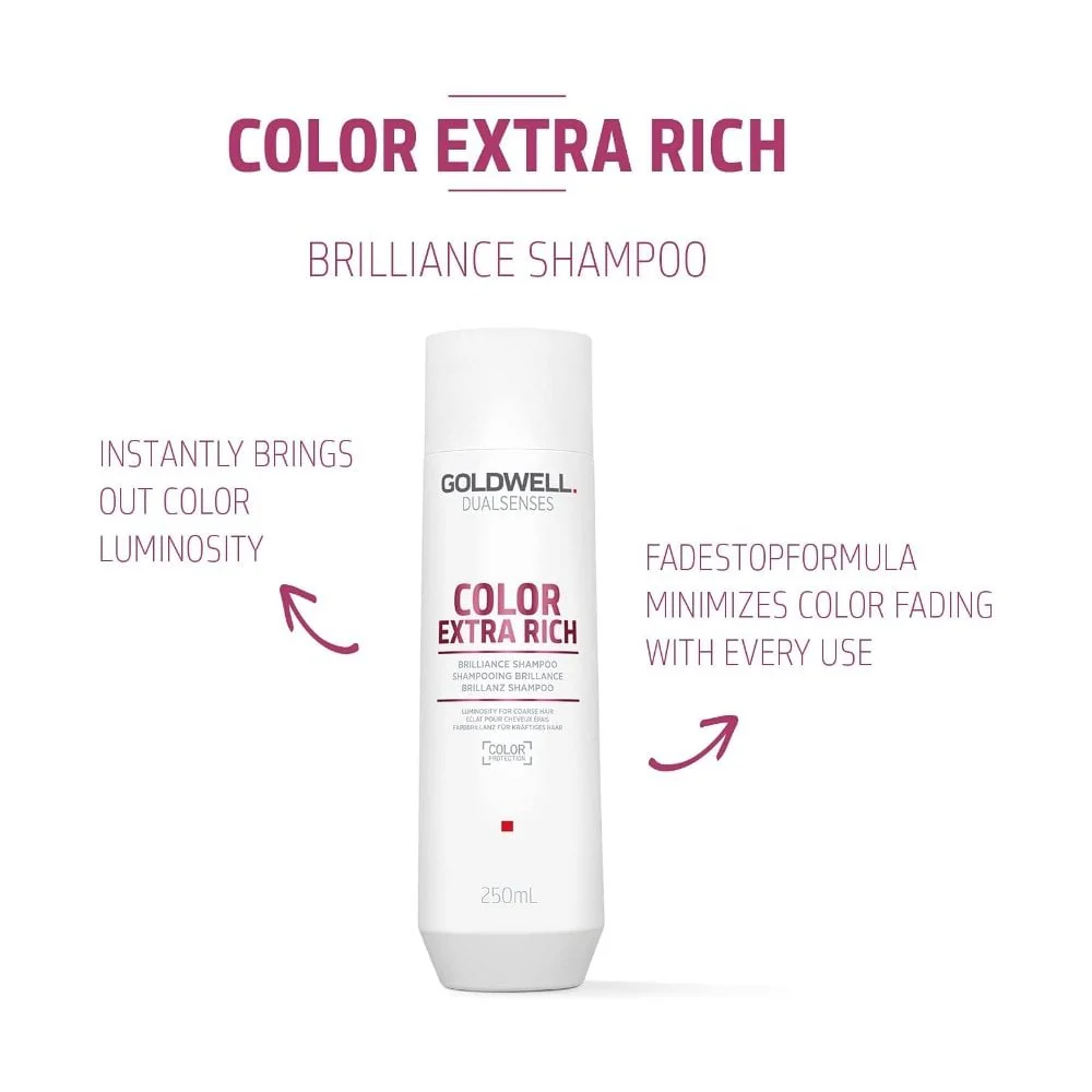 Goldwell DualSenses Colour Extra Rich Brilliance Shampoo 250ml - Image 2