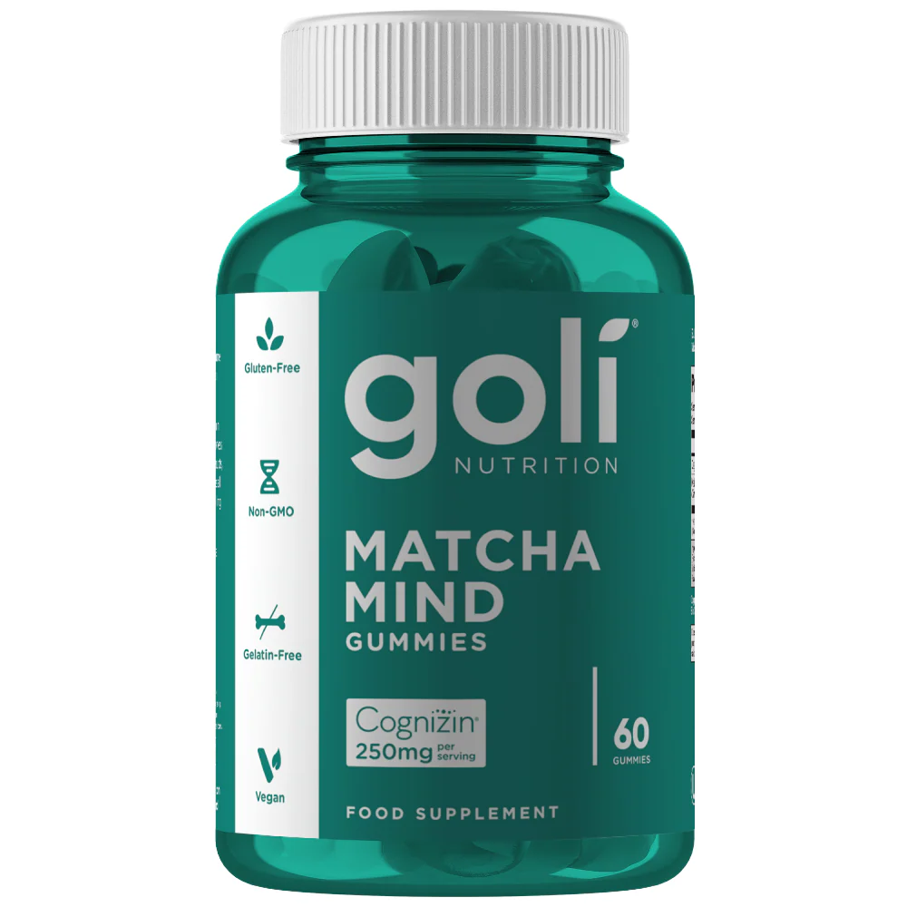 Goli Nutrition Matcha Mind Cognitive Gummies x60