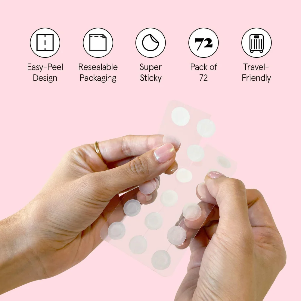 Grace & Stella Hydrocolloid Pimple Patches Clear x36 - Image 5