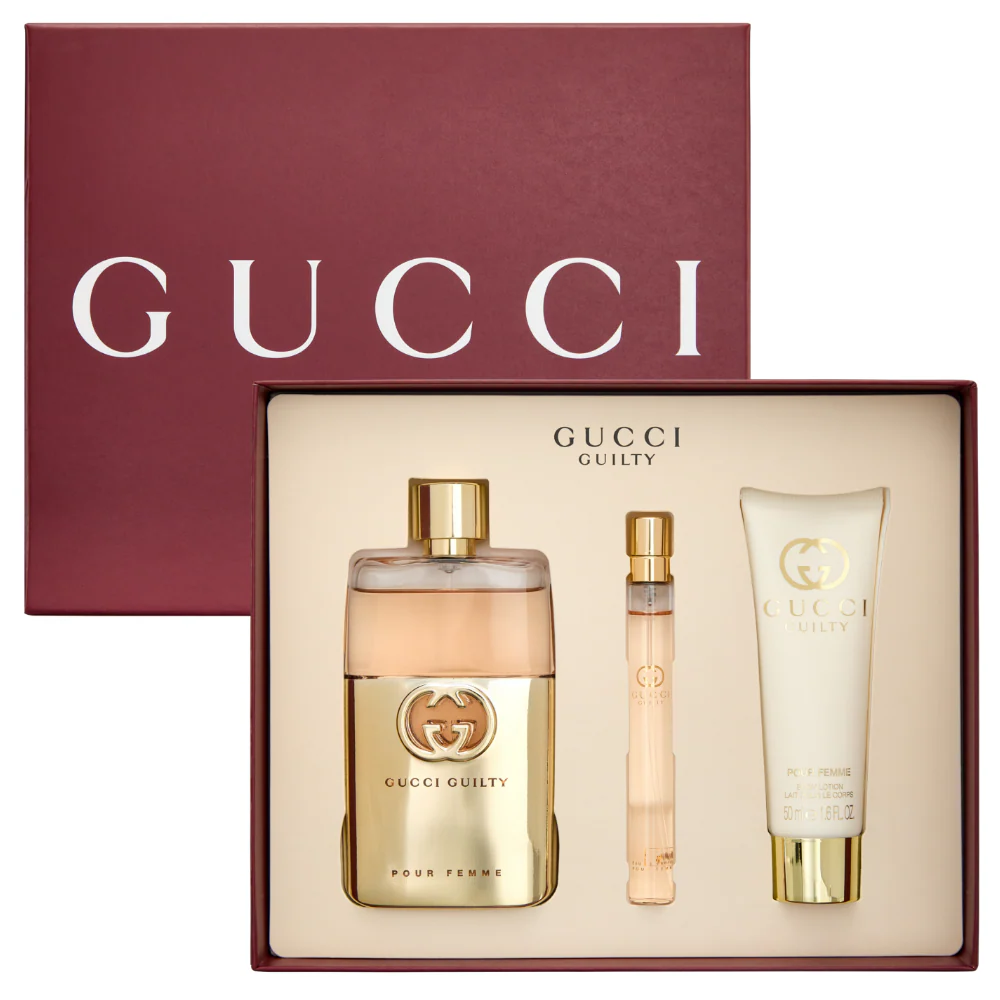 Gucci Guilty For Her Eau De Parfum Gift Set 90ml - Image 5