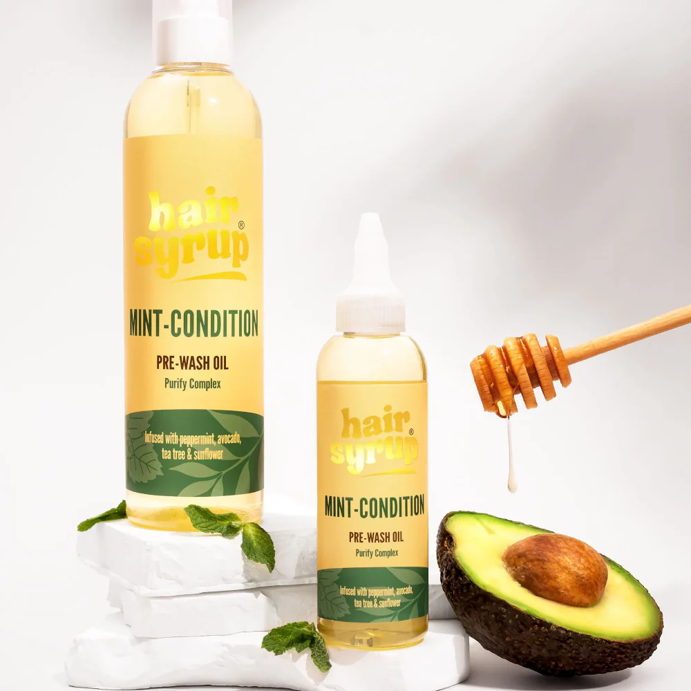Hair Syrup Mint Condition Pre-Wash Oil Treatment 300ml - Image 3