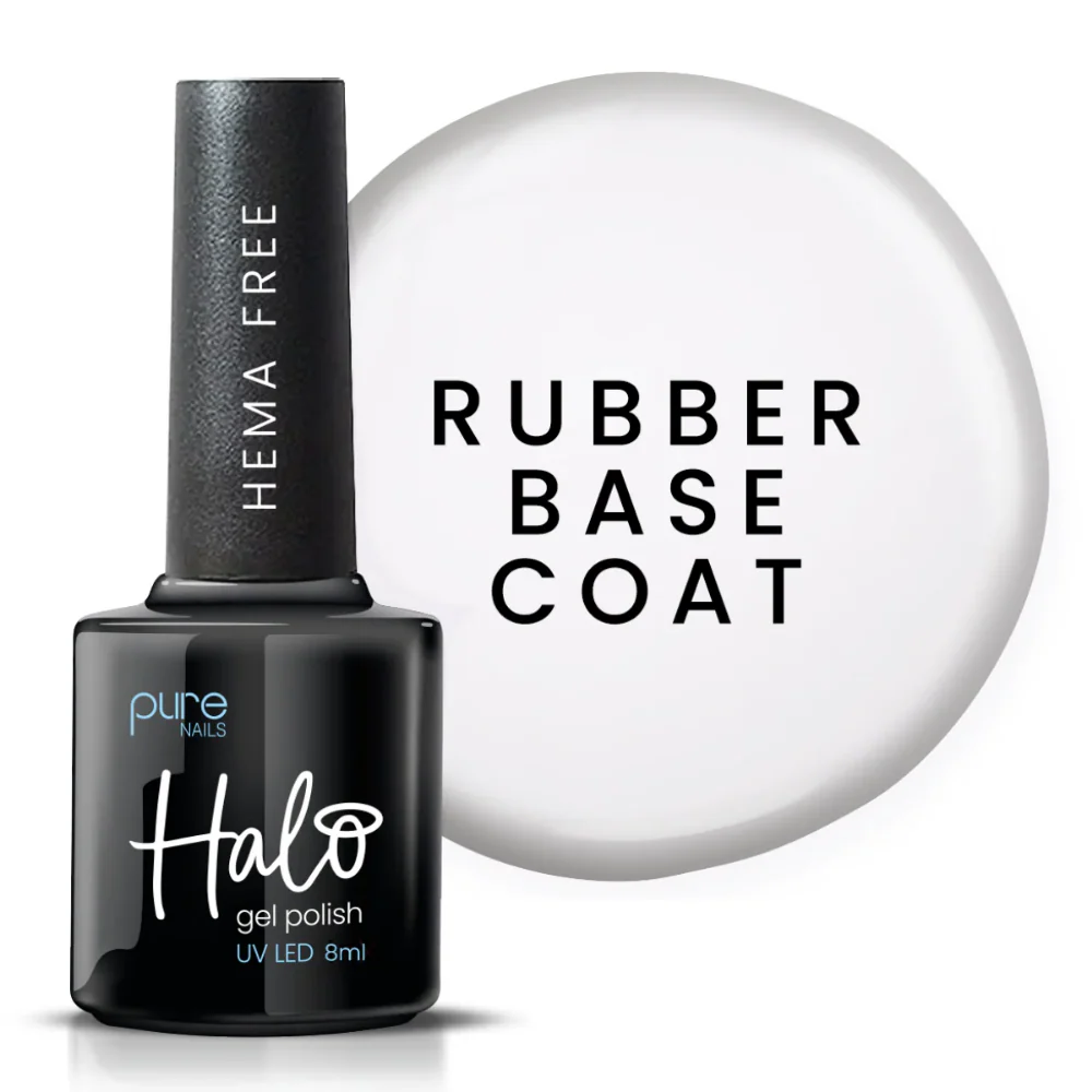 Halo Gel Polish Rubber Base Coat 8ml - Image 2
