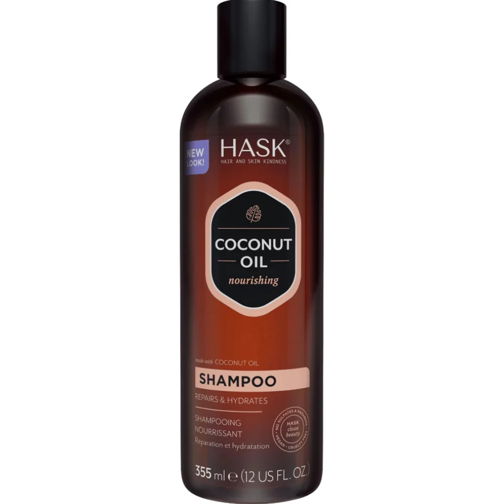 Hask Monoi Coconut Oil Nourishing Shampoo & Conditioner Twin 2 x 355ml - Image 3