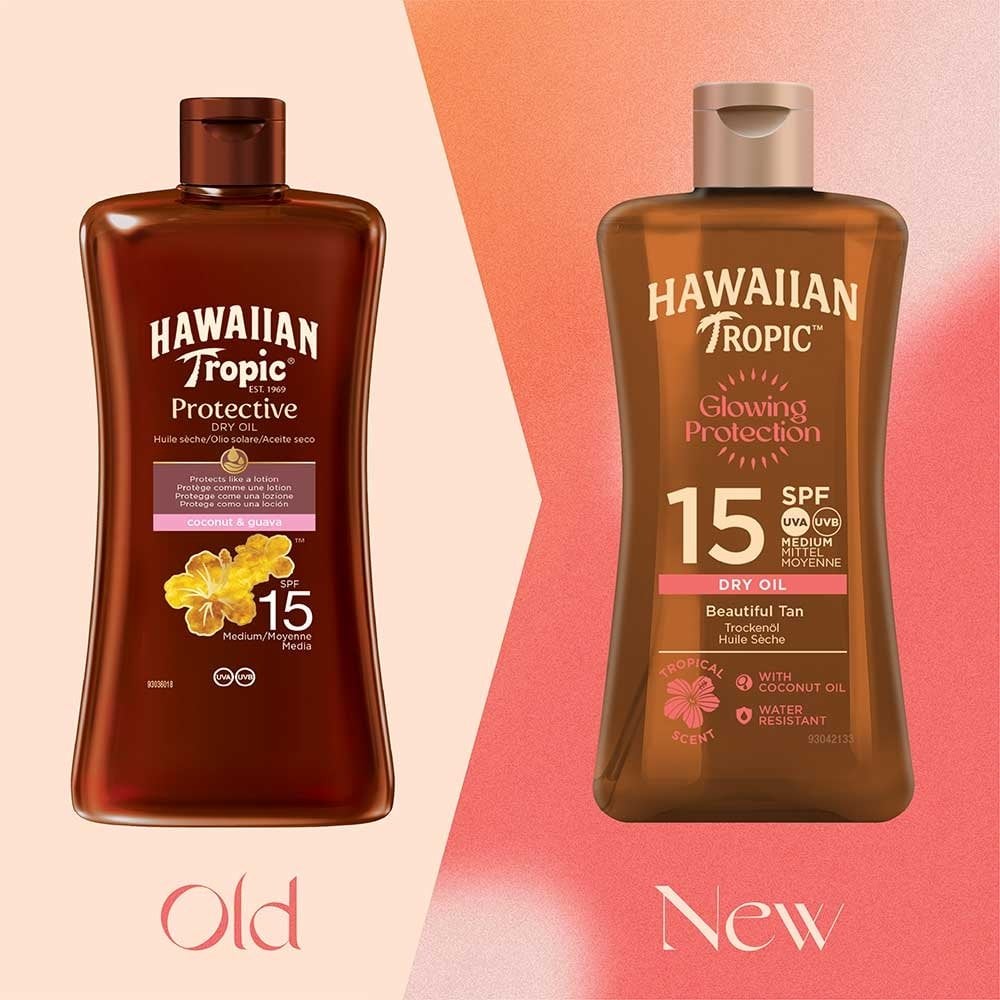 Hawaiian Tropic Glowing Protection Dry Oil SPF15 100ml - Image 3