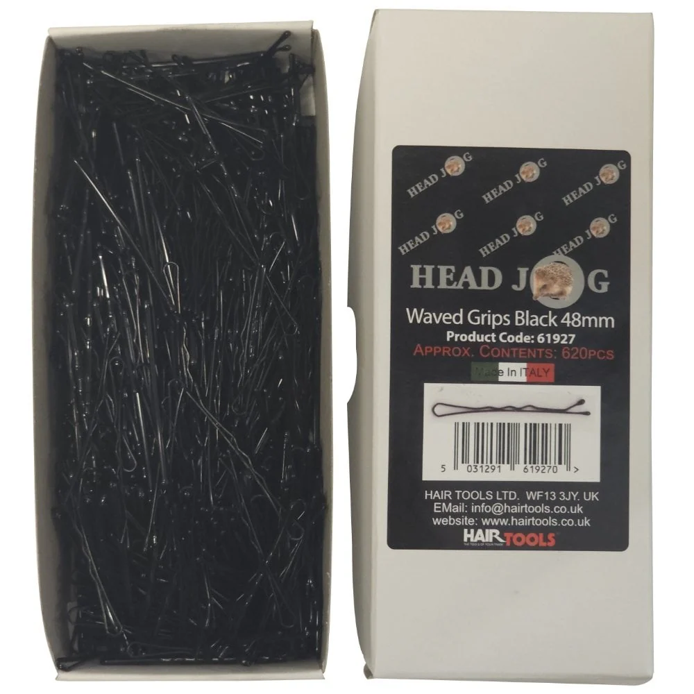 Head Jog 48mm Waved Grips Black x 620
