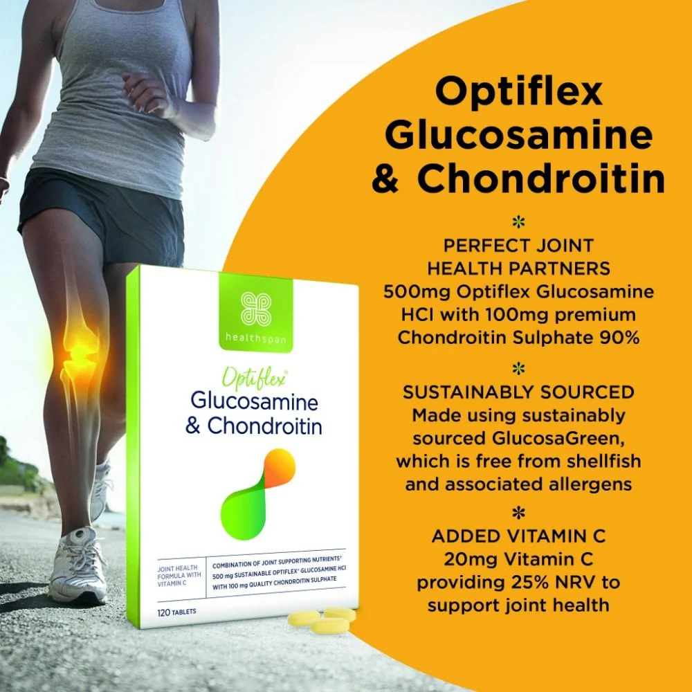 Healthspan Optiflex Glucosamine & Chondroitin 120 Tablets - Image 3