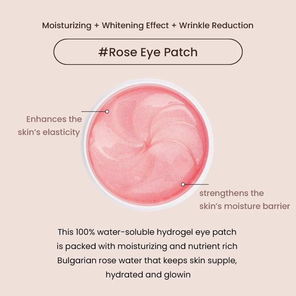 Heimish Bulgarian Rose Hydrogel Eye Patches x60 - Image 7