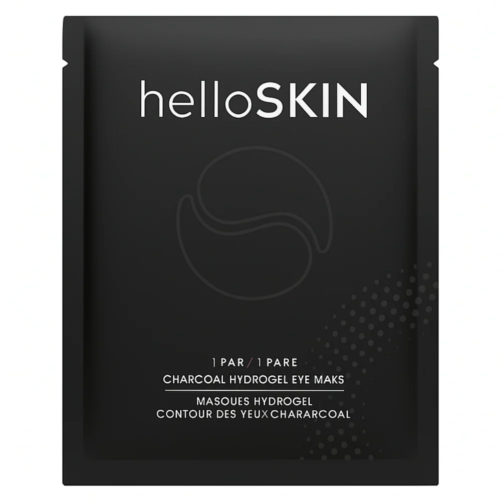 helloSKIN Charcoal Hydrogel Eye Masks 1 Pair