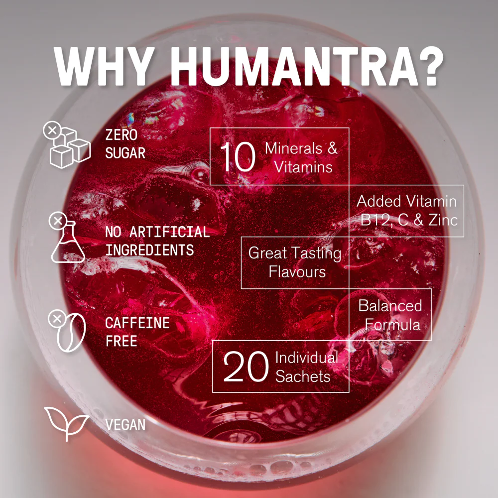 Humantra Elderberry Electrolyte Powder Hydrating Supplement x20 - Image 6