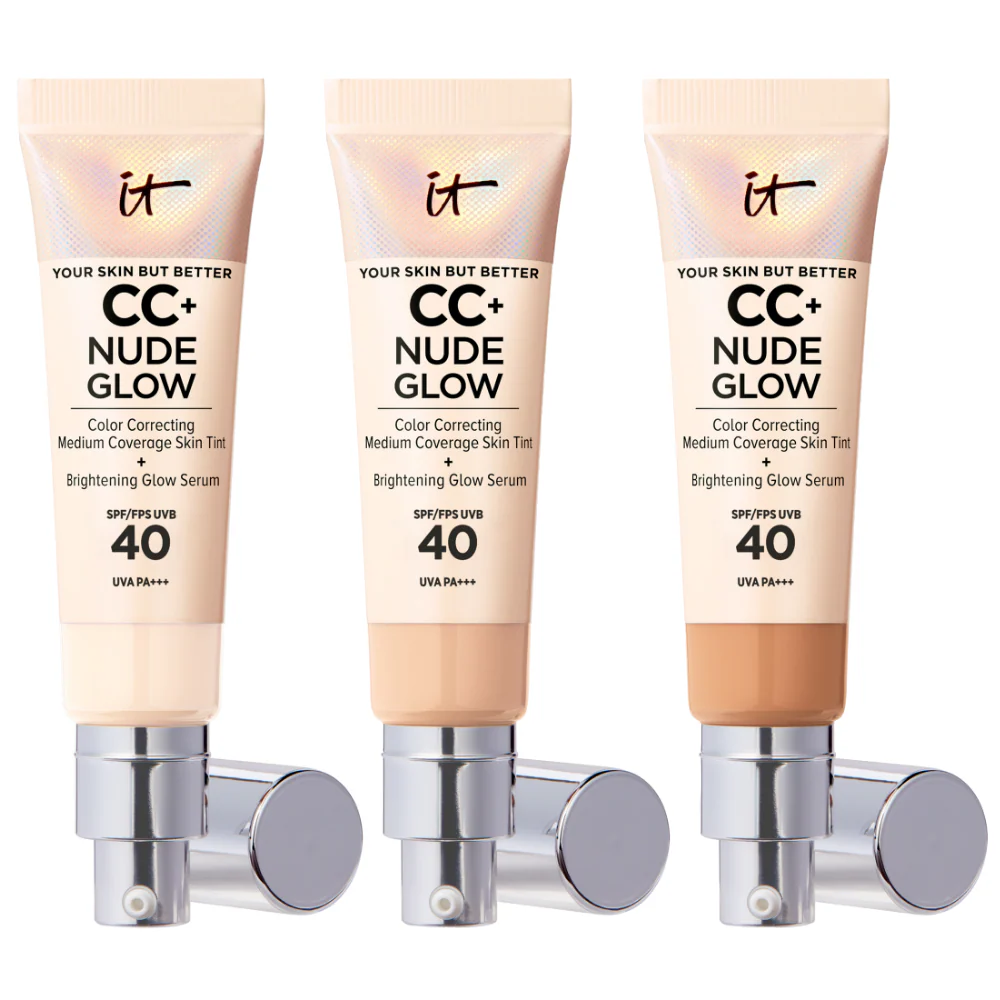 IT Cosmetics Your Skin But Better CC+ Nude Glow Colour Correcting Medium Coverage Glow Serum SPF40 32ml