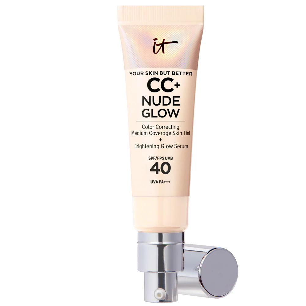 IT Cosmetics Your Skin But Better CC+ Nude Glow Colour Correcting Medium Coverage Glow Serum SPF40 32ml - Image 2