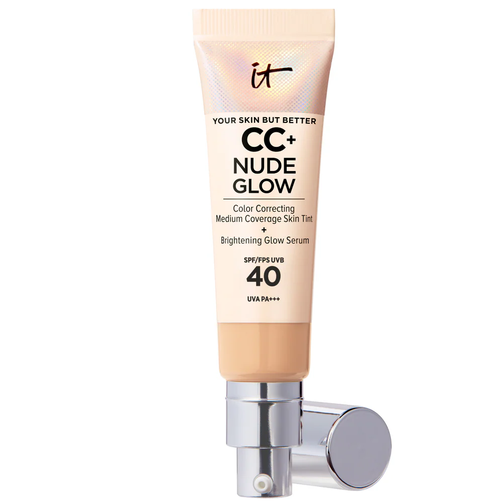 IT Cosmetics Your Skin But Better CC+ Nude Glow Colour Correcting Medium Coverage Glow Serum SPF40 32ml - Image 8