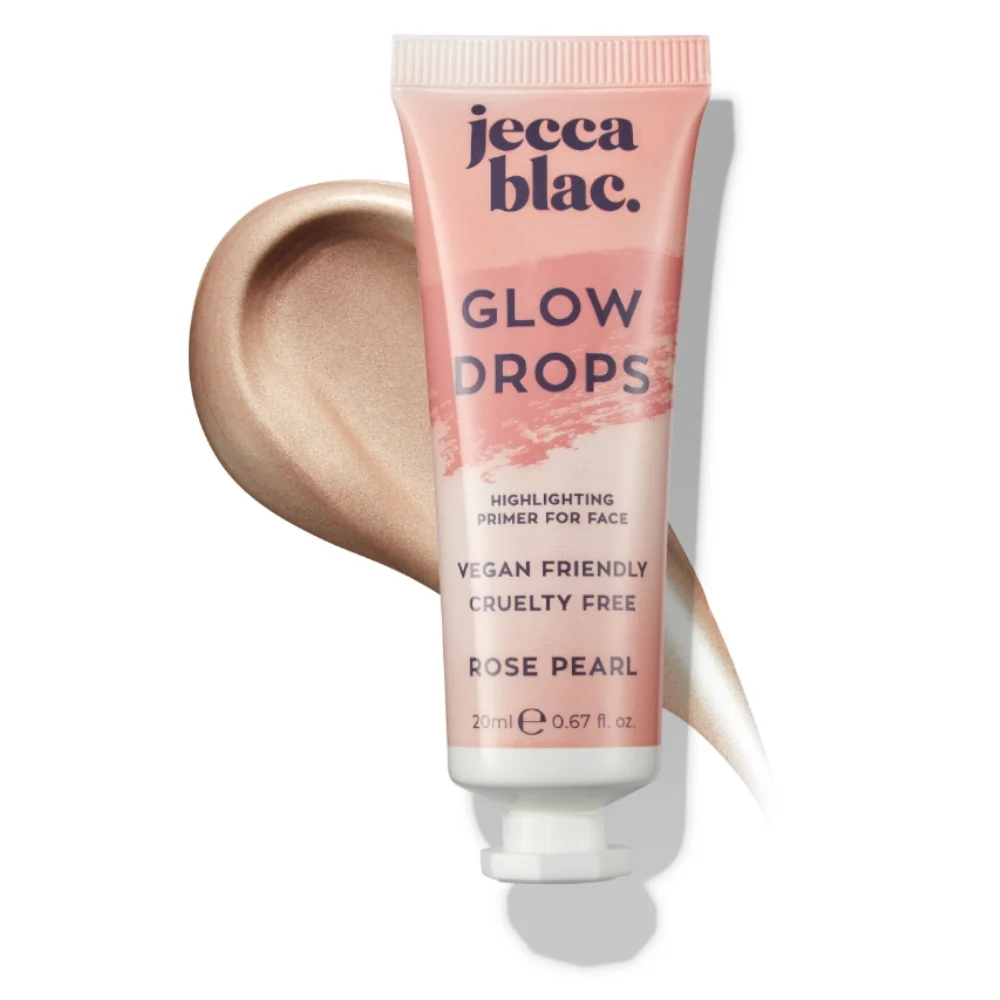 Jecca Blac Glow Drops Highlighting Primer Rose Pearl 20ml - Image 4