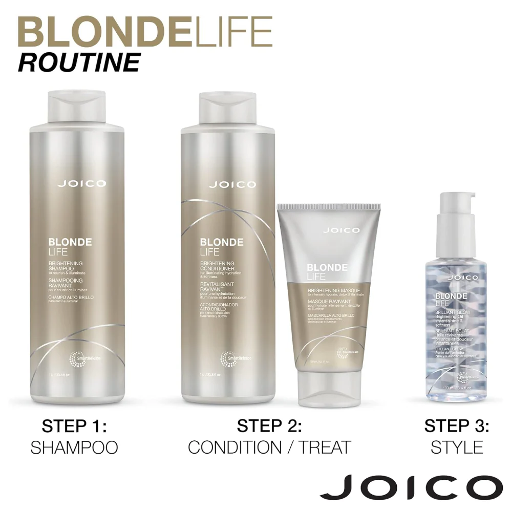 Joico Blonde Life Brightening Shampoo 1000ml - Image 7