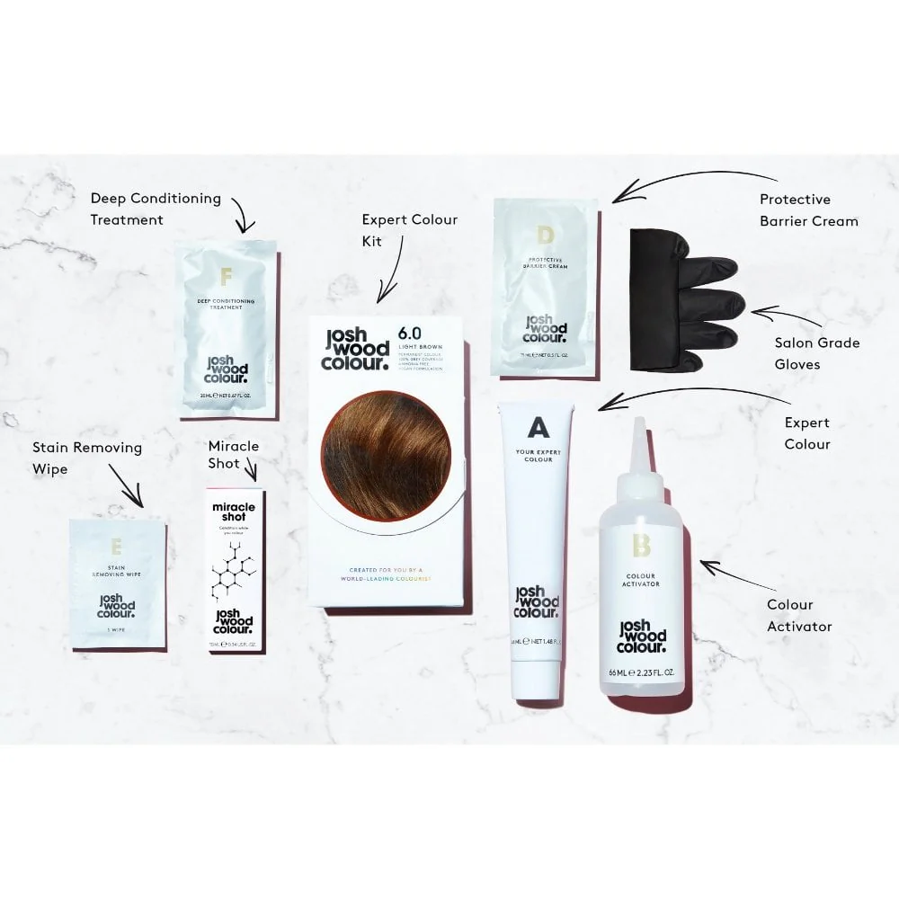 Josh Wood Colour 5.5 Brown Colour Miracle Permanent Colour Kit - Image 4