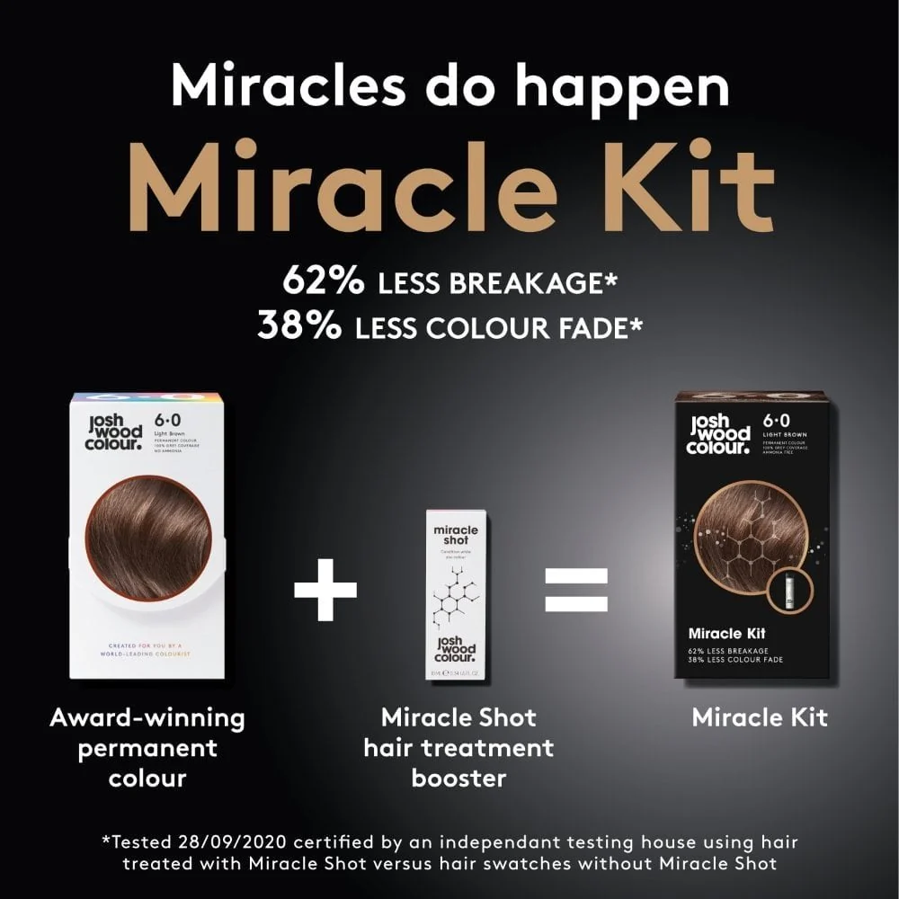 Josh Wood Colour 7.5 Darkest Blonde Colour Miracle Permanent Colour Kit - Image 5