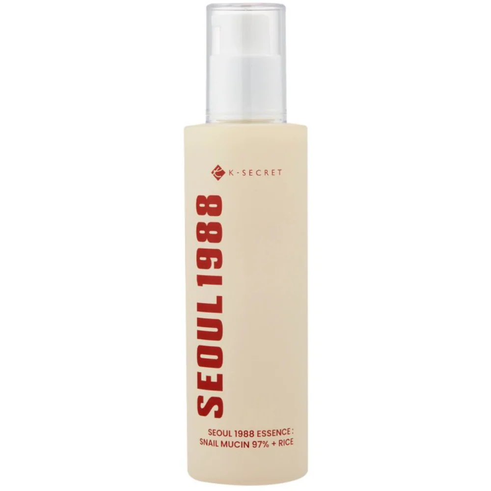 K-Secret Seoul 1988 Essence: Snail Mucin 97% + Rice 100ml