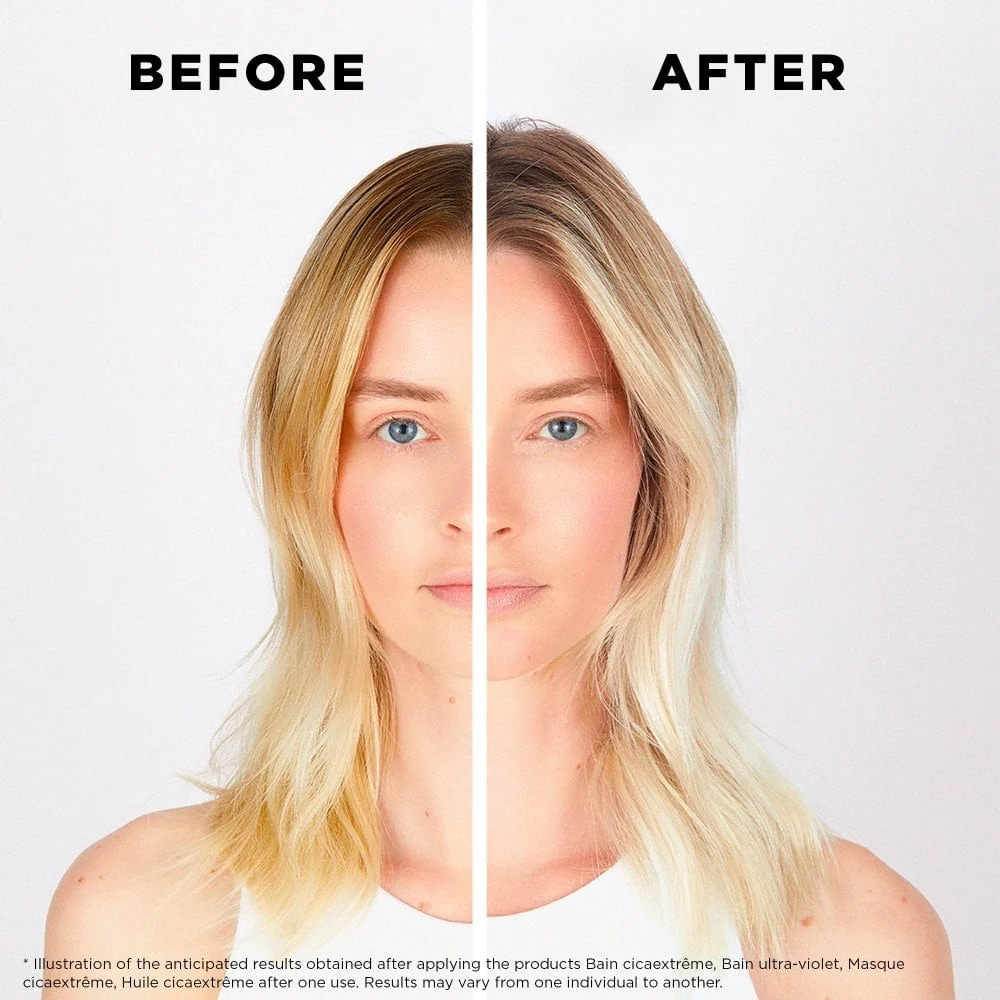 Kérastase Blond Absolu Bain Ultra-Violet Anti-Brass Purple Shampoo 250ml & Cicaflash Treatment 250ml Twin - Image 6
