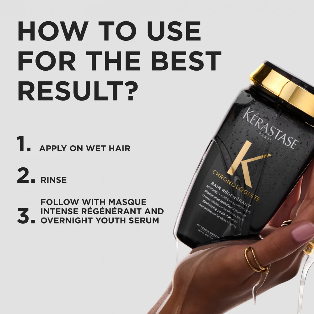 Kérastase Chronologiste Bain Regenerant Revitalising Youth Shampoo 500ml - Image 7