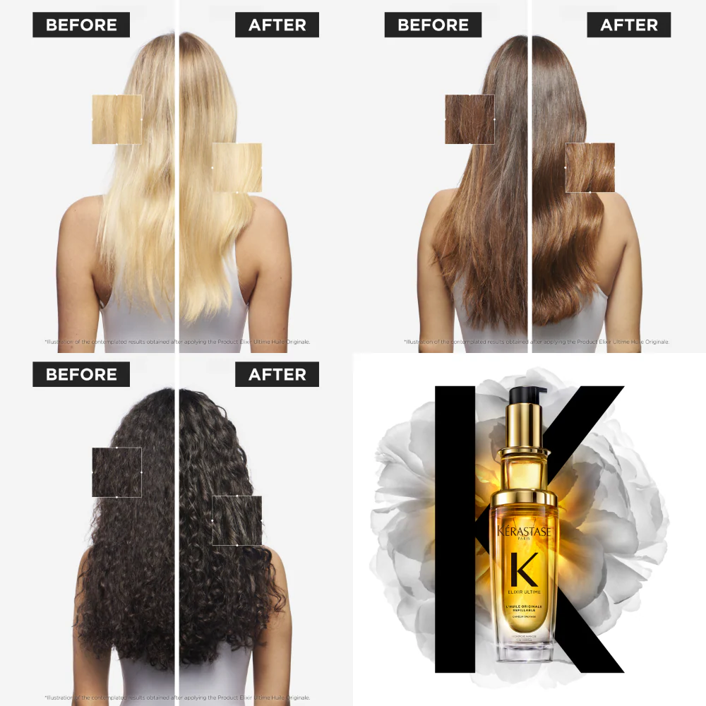 Kérastase Elixir Ultime L'Huile Originale Hair Oil 75ml - Image 3