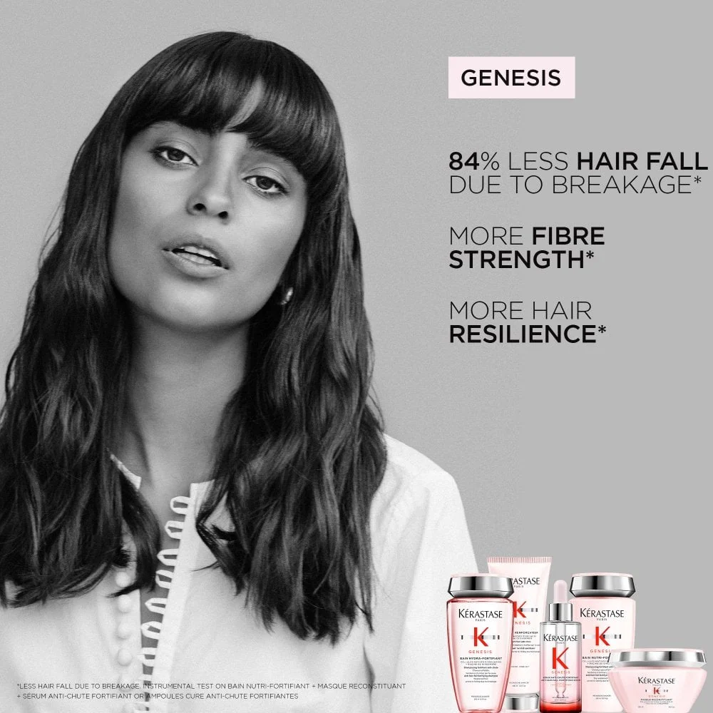 Kérastase Genesis Bain Nutri-Fortifiant Anti Hair-Loss Fortifying Shampoo 250ml & Fortifying Conditioner 200ml Twin - Image 4