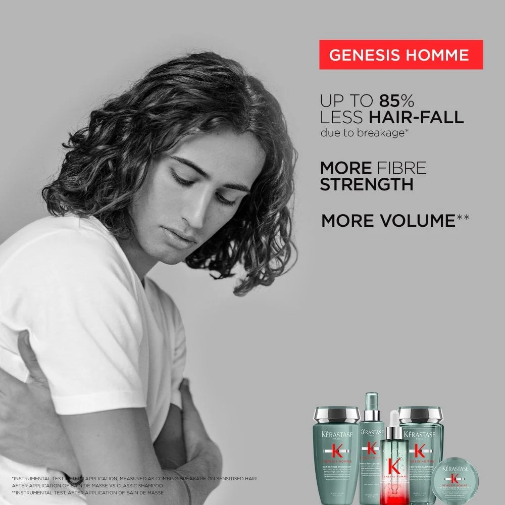 Kérastase Genesis Homme Thickness Boosting & Anti Hair-Fall System Trio - Image 5