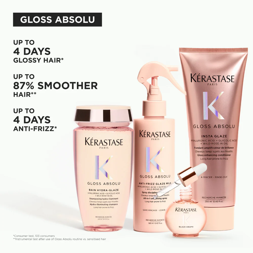 Kérastase Gloss Absolu Bain Hydra-Glaze Hydra-Illuminating Shampoo Refill Pouch 500ml - Image 2