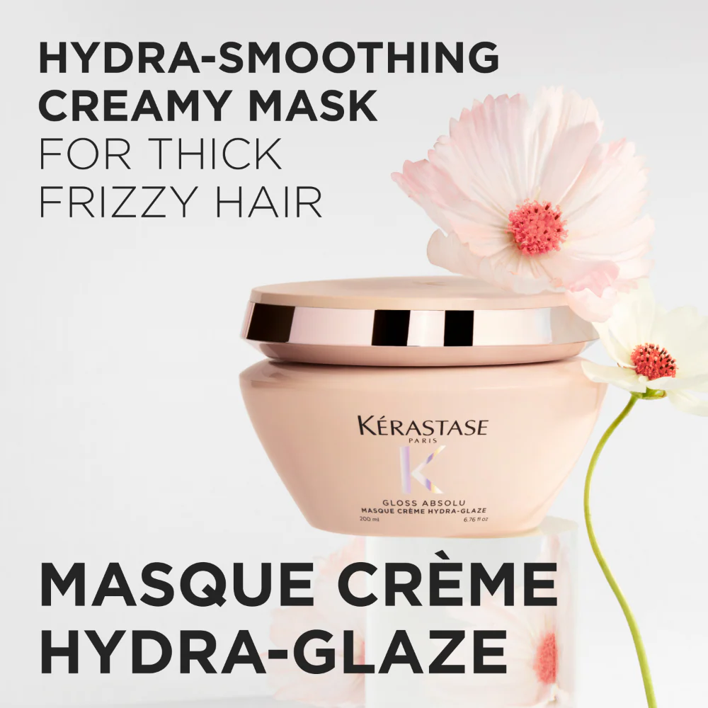 Kérastase Gloss Absolu Masque Crème Hydra Glaze Hydra-Illuminating Creamy Hair Mask 75ml - Image 8