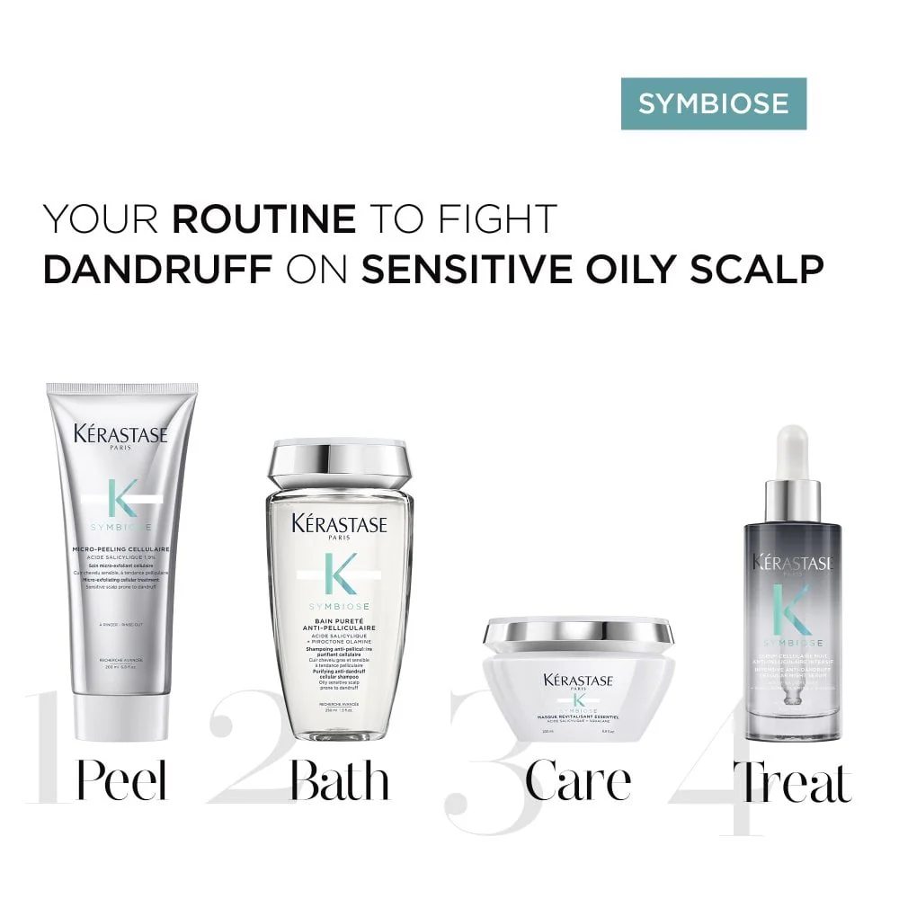 Kérastase Symbiose Bain Purete Anti-Pelliculaire Purifying Anti-Dandruff Cellular Shampoo 250ml - Image 7