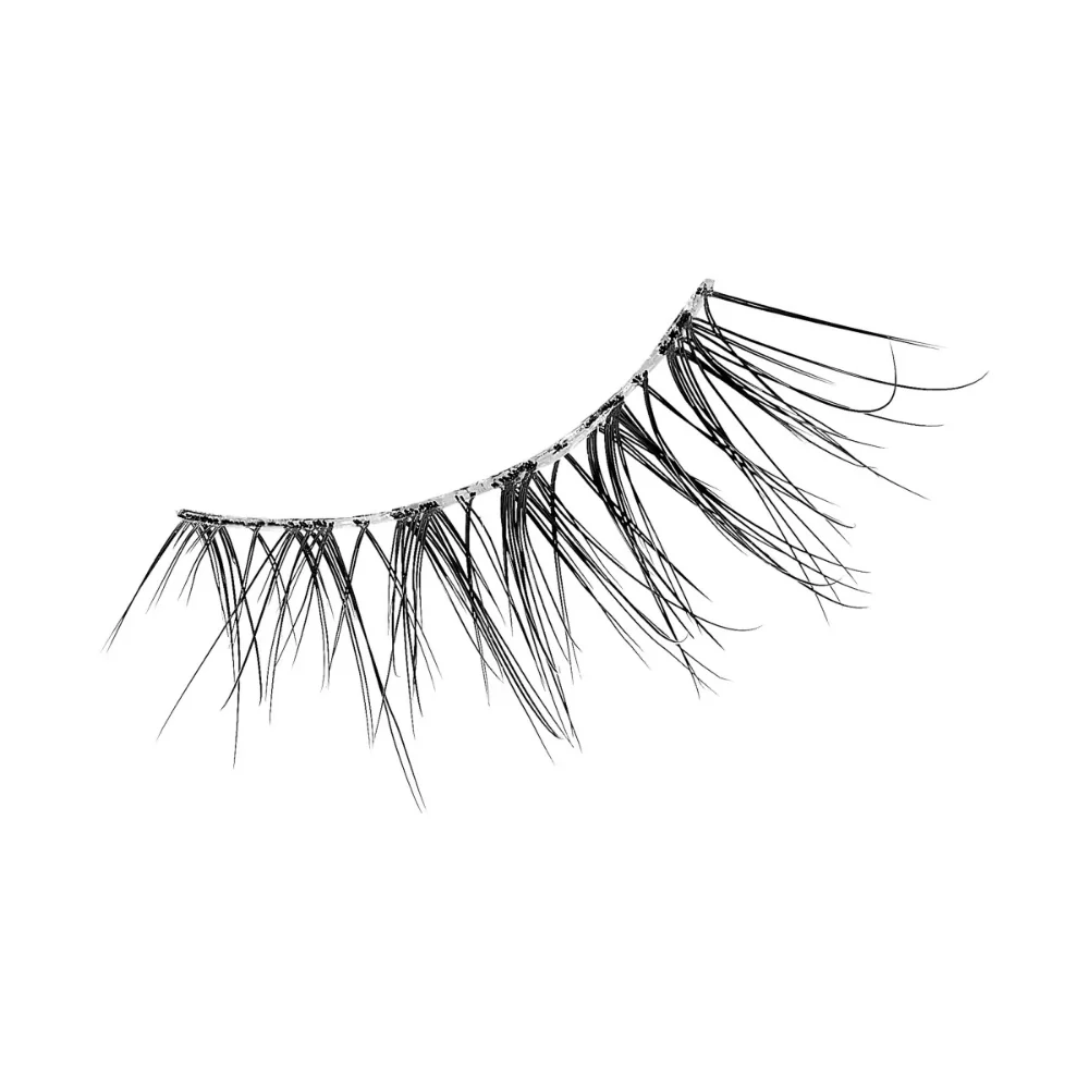 Kiss The New Natural 01 Glowy Skin Half Strip Lashes Black - Image 5