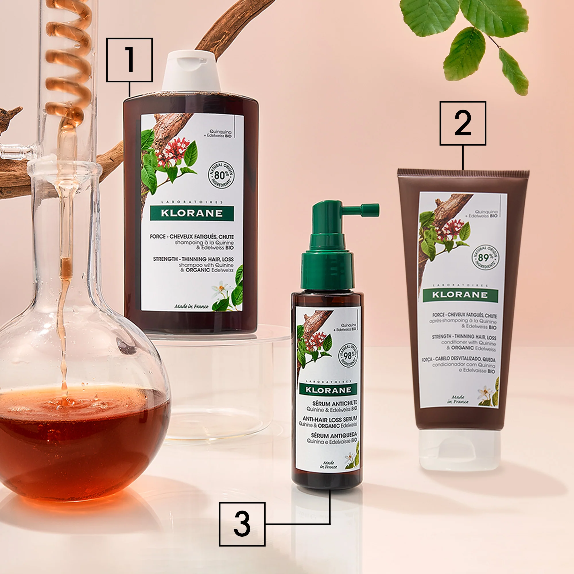 Klorane Strengthening Shampoo 400ml - Image 5