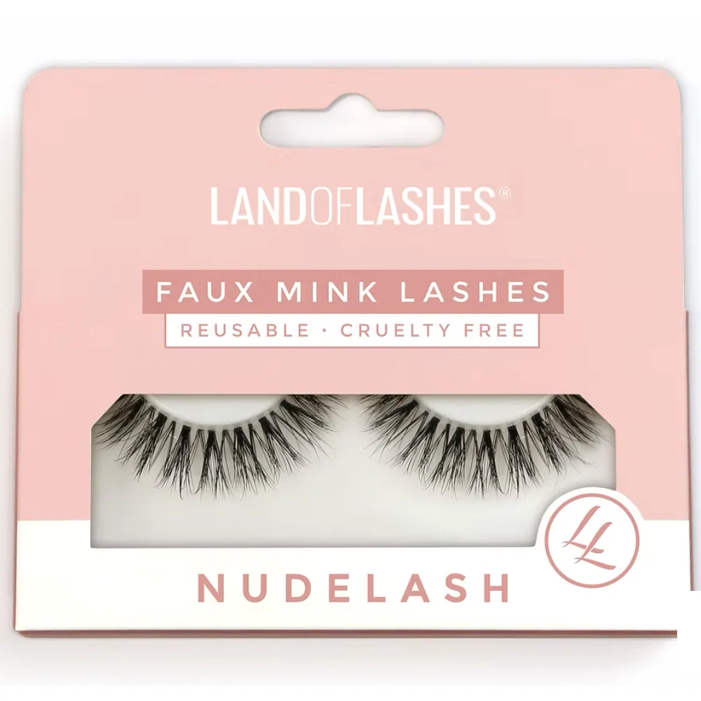 Land Of Lashes NudeLash Faux Mink Strip Lashes #2 Black