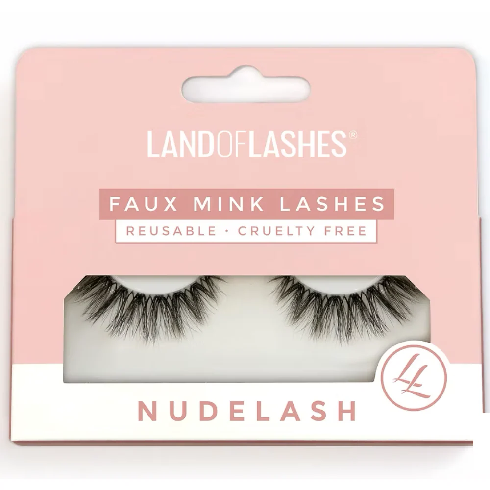 Land Of Lashes NudeLash Faux Mink Strip Lashes #5 Black