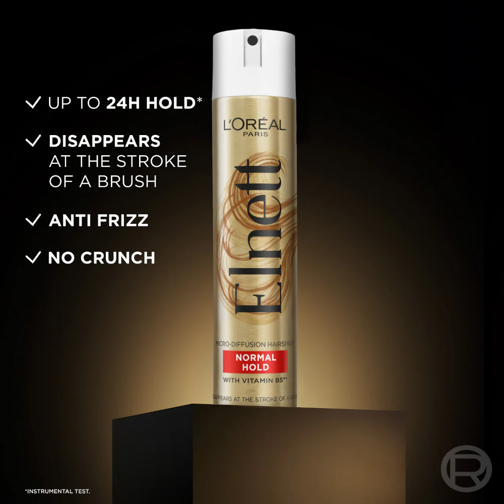 L'Oreal Paris Elnett Normal Hold Hairspray 400ml - Image 3