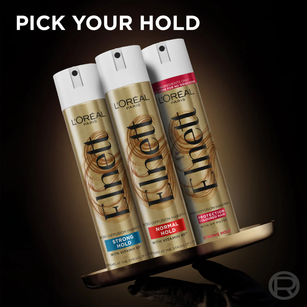 L'Oreal Paris Elnett Strong Hold Volume Hairspray for Flat Hair 400ml - Image 5