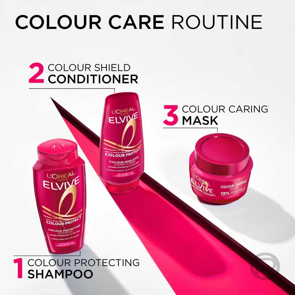 L'Oreal Paris Elvive Colour Protect Colour Shielding Shampoo 400ml - Image 7