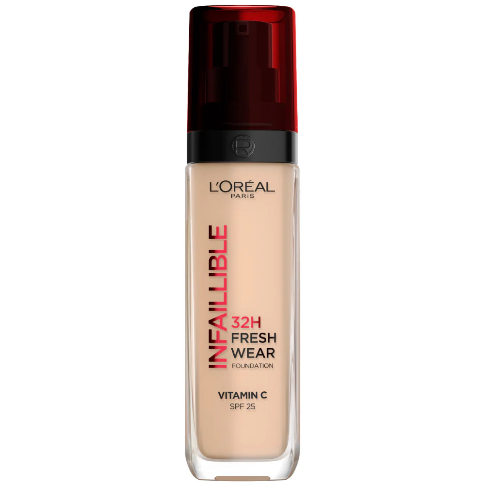 L'Oreal Paris Infallible 32H Fresh Wear Vitamin C Foundation SPF25 35ml - Image 10