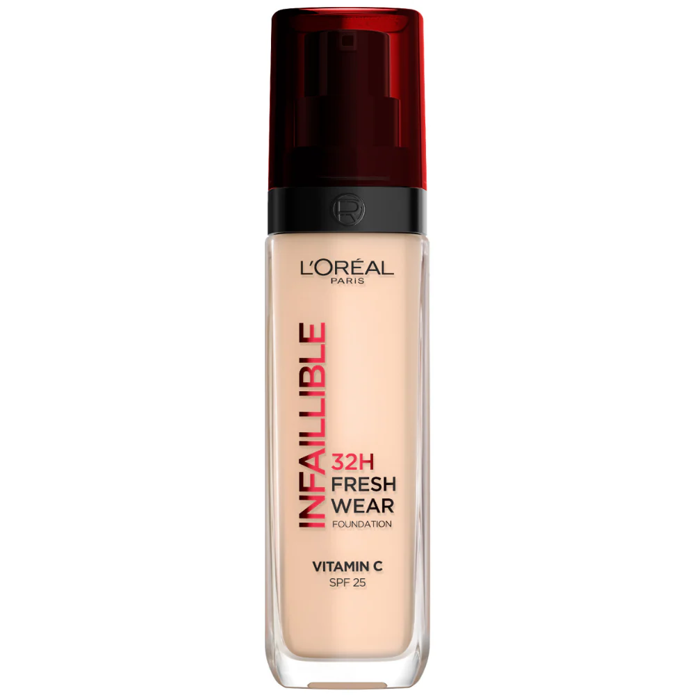 L'Oreal Paris Infallible 32H Fresh Wear Vitamin C Foundation SPF25 35ml - Image 32