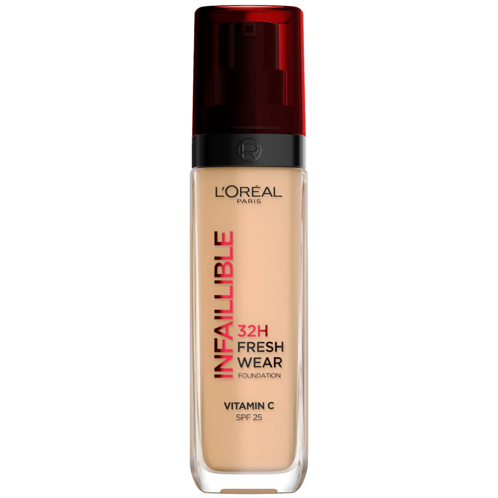 L'Oreal Paris Infallible 32H Fresh Wear Vitamin C Foundation SPF25 35ml - Image 42