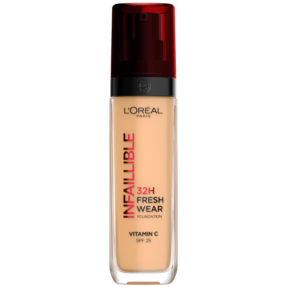 L'Oreal Paris Infallible 32H Fresh Wear Vitamin C Foundation SPF25 35ml - Image 44
