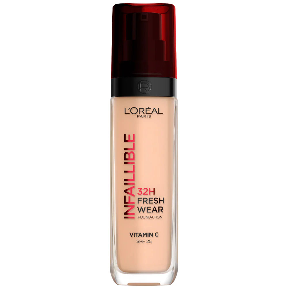L'Oreal Paris Infallible 32H Fresh Wear Vitamin C Foundation SPF25 35ml - Image 6