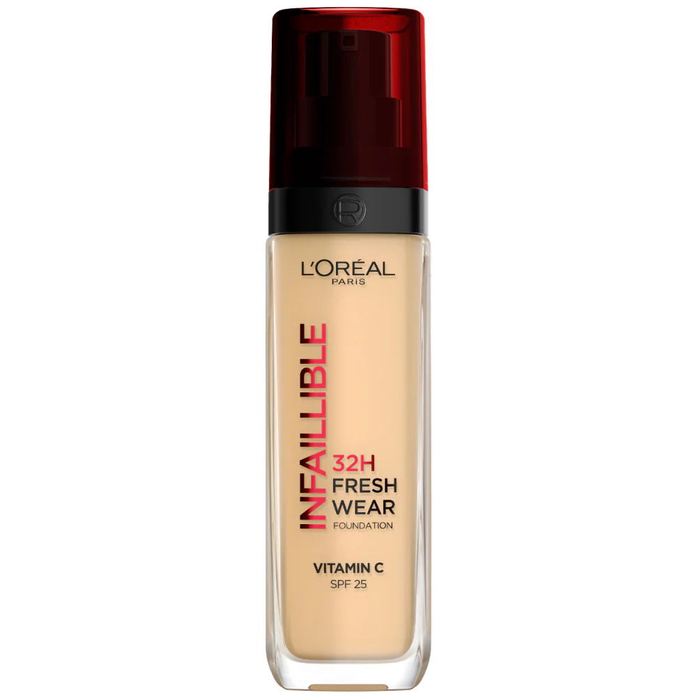 L'Oreal Paris Infallible 32H Fresh Wear Vitamin C Foundation SPF25 35ml - Image 9
