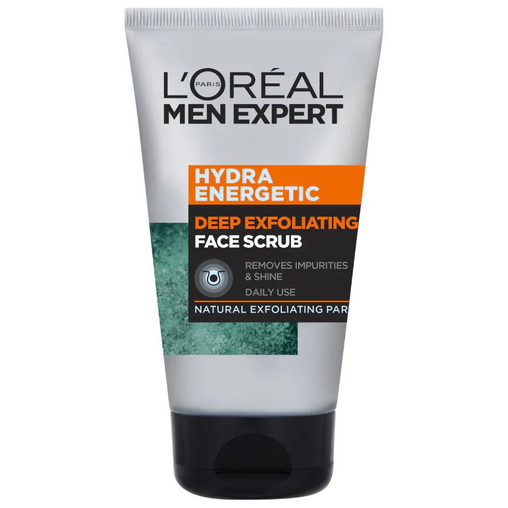 L'Oreal Paris Men Expert Hydra Energetic Deep Exfoliating Face Scrub 100ml