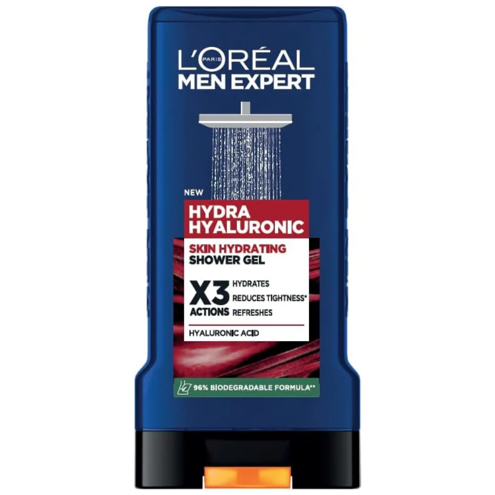 L'Oreal Paris Men Expert Hydra Hyaluronic Skin Hydrating Shower Gel 300ml