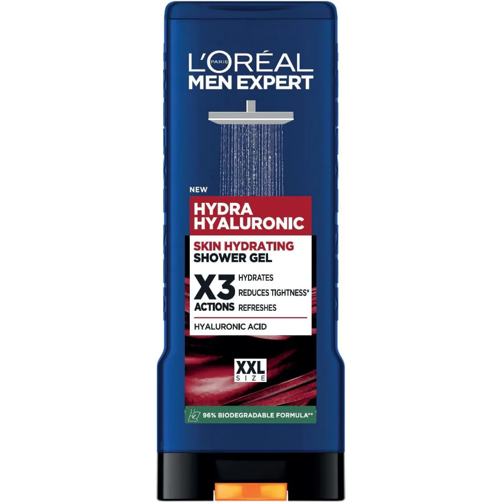 L'Oreal Paris Men Expert Hydra Hyaluronic Skin Hydrating Shower Gel 400ml